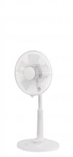 ダイヤル式DCリビング扇風機<br>ZFL-D2C-W